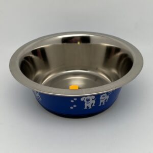 Gamelle inox décor pattes 16 cm