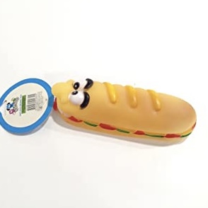 Hot dog fantaisie caoutchouc