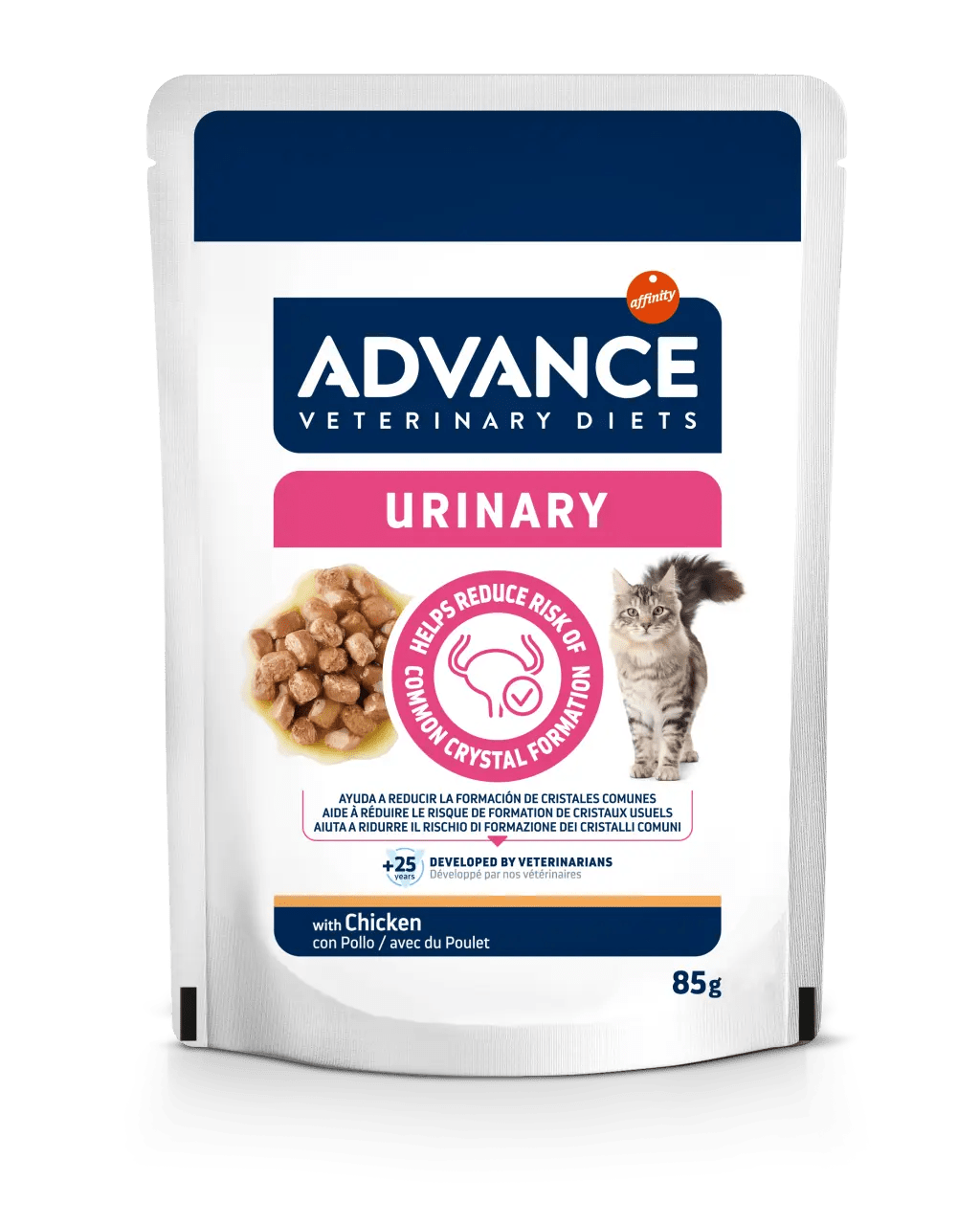 ADVANCE chat Urinary pochons humides
