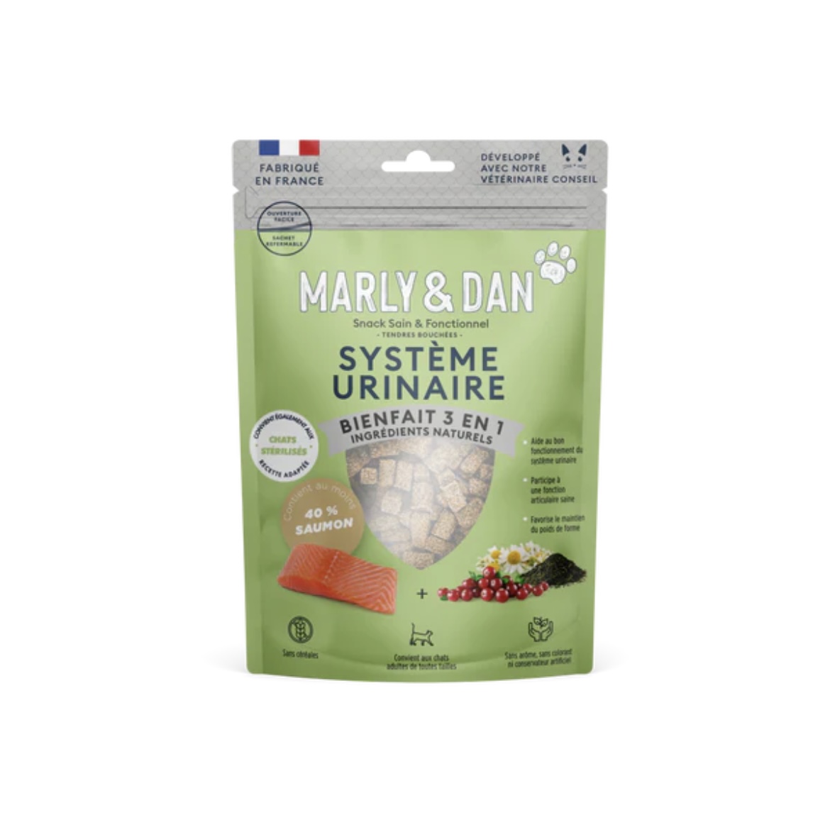 Marly&Dan chat Système urinaire 40g