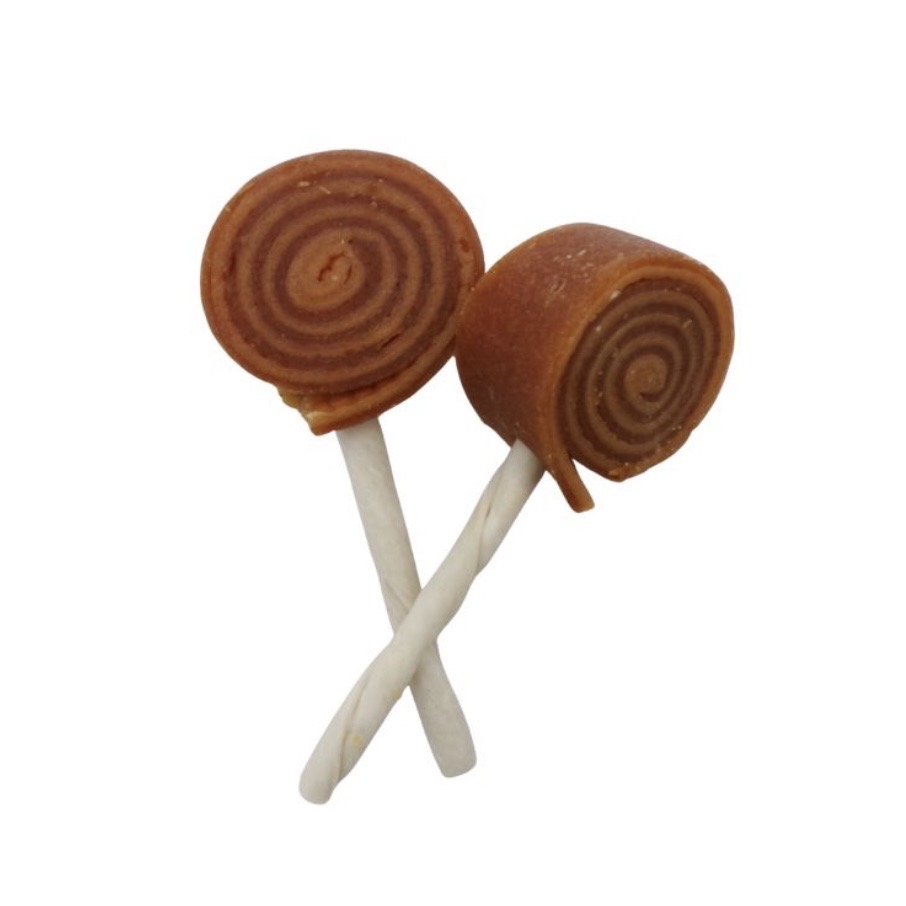 Sucettes à mâcher au canard et poulet 10cm