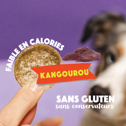 Chips allégées pour chien Smoofl au kangourou 50g – Image 2